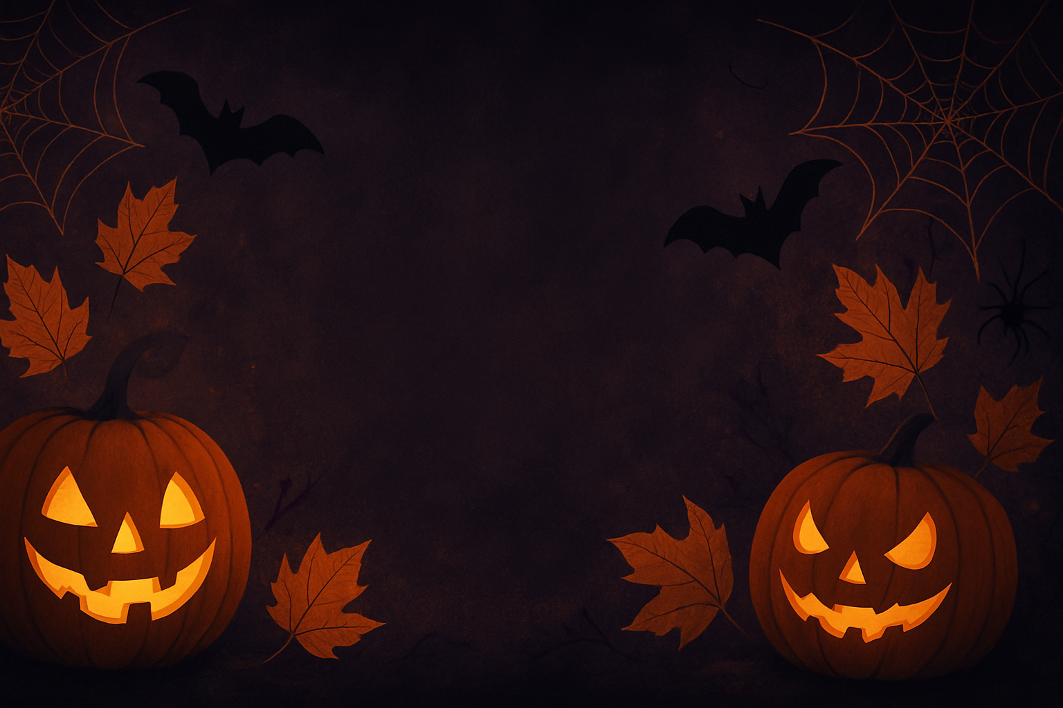 Halloween banner - with space in the middle for text
